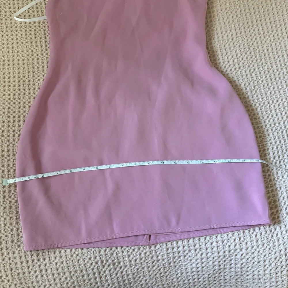 Superdown Pink Halter Mini Dress Size Small Backless Party Dress Revolve Brand - Picture 10 of 11